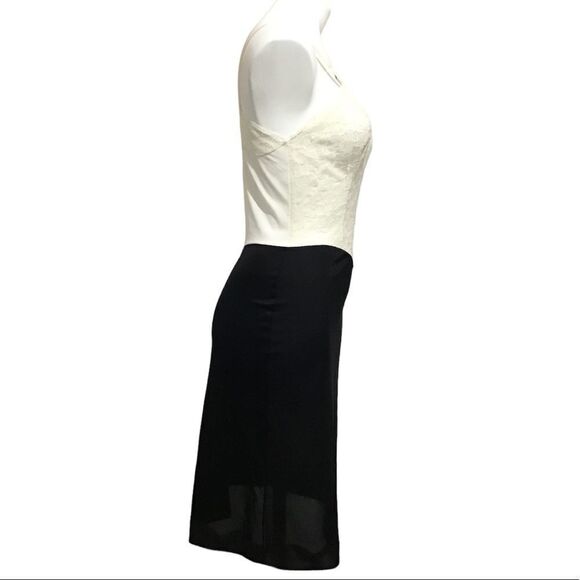 Vanity Fair Vintage Slip Dress White And Black Full Slip Dress Size Small 34 - Picture 4 of 14